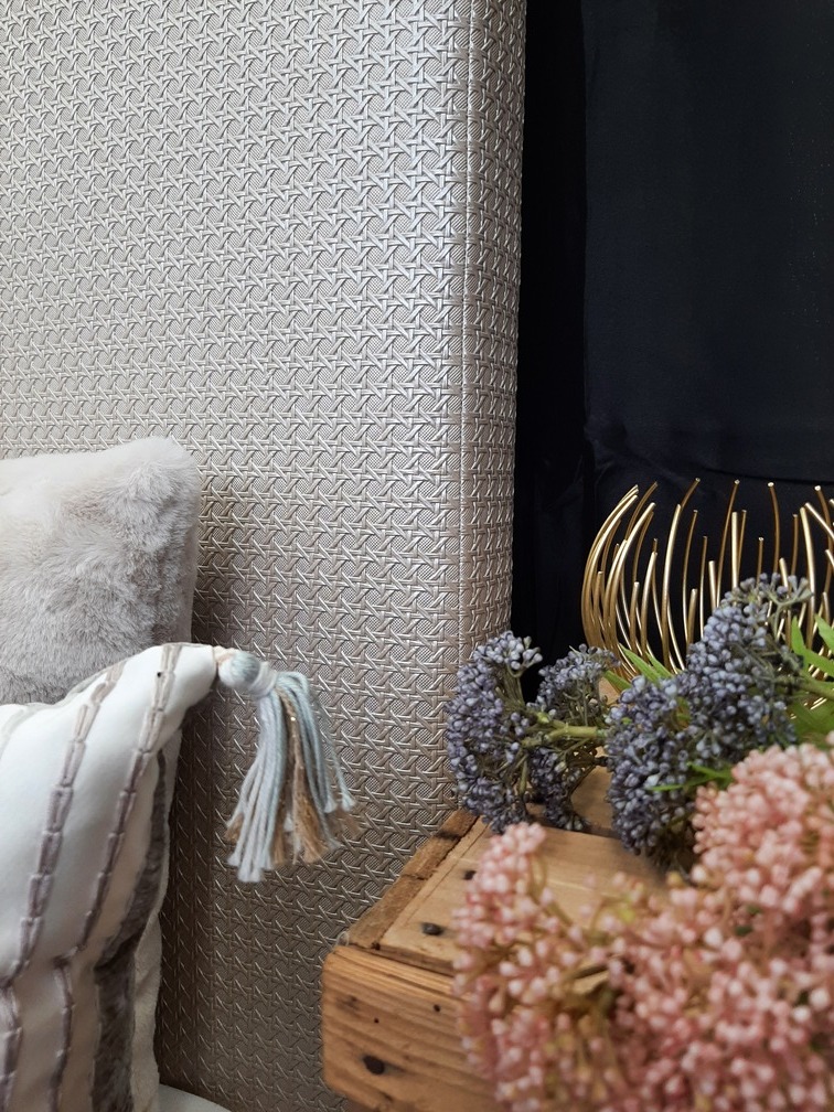 Tête de lit sur mesure avec tissu en simili cuir